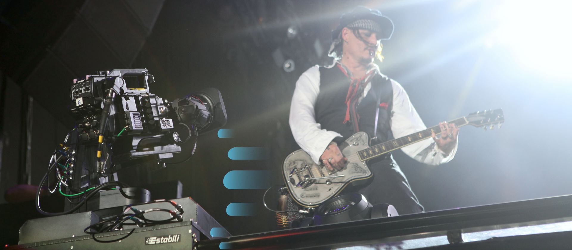 Dolly motorizado no Rock in Rio